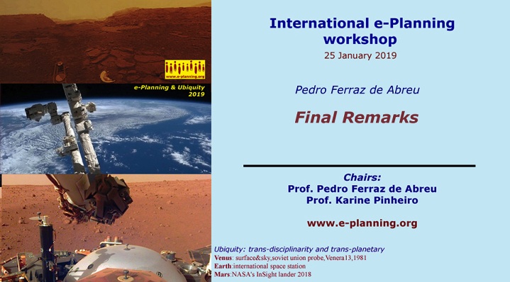 Prof. Joseph Ferreira remarks eplanning & ubiquity book launch 2021